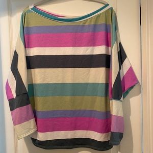 ee:some dolman striped top L